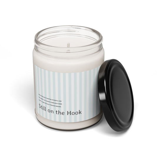 Cottagecore Candle with Emotional Label Message – Crochet-Inspired Slow Living Gift for Women, Yarn Lovers, and Makers